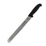 R H. Forschner by Victorinox 10-Inch Round Tip Slicing Knife, Black Fibrox Handle