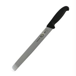 R H Forschner 10-inch Round Tip Slicing Knife, Black Fibrox Handle