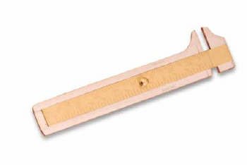 SLIDING CALIPER MM&IN CAPACITY 80MM BRASS AND ALUMINUM