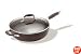 Anolon Advanced 5-1/2-Quart Covered Saucier Pan with Helper Handle