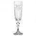 Personalised Crystal Champagne Flute