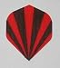 4 sets Red Stripes Nylon Standard flights - Cloth, Fabric, Ripstop