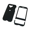 Black Rubber Feel Snap-On Hard Cover Case Cell Phone Protector for HTC Google G1