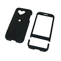 Black Rubber Feel Snap-On Hard Cover Case Cell Phone Protector for HTC Google G1