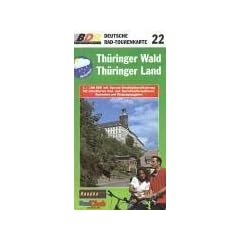 Deutsche Radtourenkarte, Bl.22, Th�ringer Wald, Th�ringer Land