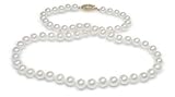 5.5x6mm White Freshwater cultured pearl necklace