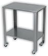 Detecto Stainless Steel Baby Scale Cart - Table with Adjustable Shelf (28 in W x 17 in D x 33 in H) - MADE IN THE USA