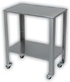Detecto Stainless Steel Baby Scale Cart - Table with Adjustable Shelf (28 in W x 17 in D x 33 in H) - MADE IN THE USA