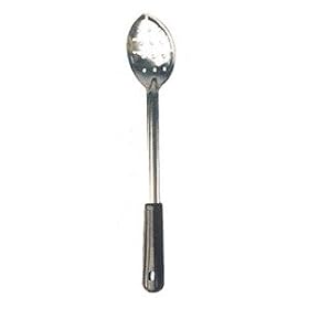 Basting Spoon, 13'', perforated, bakelite handle by Winco