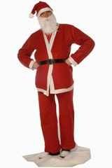 Weihnachtsmannkostüm 5 tlg Nikolauskostüm