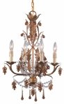 Austell 4-Light Chandelier 15 W Lite Source C7367