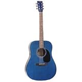 J. Reynolds Full Size Acoustic Dreadnought Guitar - Blue
