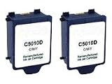 2 Pack of Hewlett Packard Tri-color Ink Cartridge (C9342FN#140)