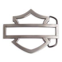 Harley-Davidson� Mens Open Bar and Shield Buckle. Fits any 1 1 2 Harley-Davidson� belt strap....