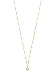 Genuine Zable (TM) Product. Gold Plated Sterling Silver 32 inch Lariat Chain with Round Bead (No Clasp) Necklace. 100% Satisfaction Guaranteed.