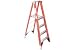 Werner P7404 6' Type 1AA 375 Pound Duty Rating Fiberglass Platform Ladder with Platform at 4'