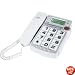 jWIN JTP590WHT Corded Speaker Phone with Caller ID (White)
