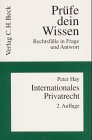 Produkt-Bild: Internationales Privatrecht
