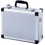 Hakuba Aluminum Attache M, Medium Size Case with Adjustable, Closed Cell Dividers, (13.75 x 4.25 x... by Hakuba