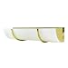 Kichler Bath / Vanity Light- Polished Brass & Textured Glass