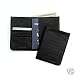 Italian Wallets | Italian Leather Wallets - CROSS Black Italian Leather PASSPORT WALLET AC127-2