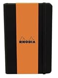 Rhodia Pocket Web Notebook (3.5 X 5.5) with Elastic Closure - Black
