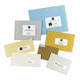 Avery White 1-1/3 x 4 Inch Mailing Labels 350 Count (5262)