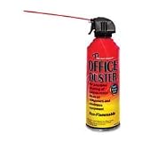Read/Right Products - Office Duster Cleaner, w/5" Extension Wand, 10 oz. - Sold as 1 EA - Clean computer components and other office equipment with disposable can of 100 percent nonflammable and 100 percent ozone-safe compressed gas. Disposable can includes a plastic trigger-operated spray nozzle for fingertip control and a 5" extension wand for cleaning hard-to-reach areas.