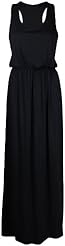 Viscose Sleeveless Gathered Scoop Neck Maxi Dress 