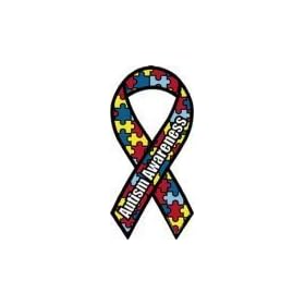 Large Autism Awareness Magnet 4"x 8"