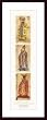 Art Poster Wood Framed Print - Magni Catay: East Asian Emporer/Two Monarchs - Artist: Michael Boym- Poster Size: 38 X 10