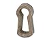 Antique Brass Keyhole Escutcheon