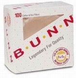 Flat Bottom Coffee Filters, 10-Cup Size, 100 Filters/Pack
