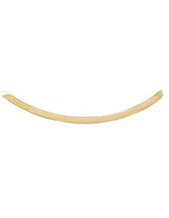 4mm Flat Omega Necklace 18"