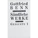 S�mtliche Werke - Stuttgarter Ausgabe: S�mtliche Werke Bd. 1: Gedichte I: Bd. I