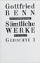 S�mtliche Werke - Stuttgarter Ausgabe: S�mtliche Werke Bd. 1: Gedichte I: Bd. I