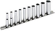 Armstrong 15-255 10pc 1/4 Drive 6pt Fractional Deep Socket Set