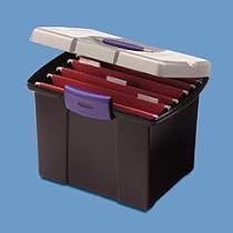 Rubbermaid 84516 Simplifile Plus Jumbo File Keeper, 11-1/8w x 14-7/8d x 11-5/8h, Black/Silver