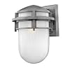Hinkley Reef 1954HE Cast Aluminum 1 Light 100w (12"H x 6"W) Outdoor Wall Sconce Lighting in Hematite