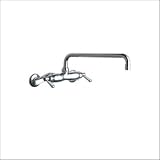 Tools & Hardware : Chicago Faucets 445L15CP Wall Mount Kitchen Faucet, Polished Chrome