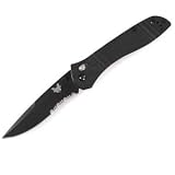 Benchmade 710SBKD2 McHenry & Williams Design Axis Lock Folder 3.90" BK1 Coated D2 Steel Combo Edge Blade
