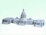 3D Washington Dc Capitol Hill Usa Puzzle Model
