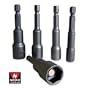 Pro-Grade 8-Piece Hex-Shank Magnetic Power Nut Setters - Metric