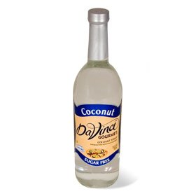 Da Vinci SUGAR FREE Coconut Syrup with Splenda, 750 ml by Da Vinci