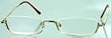 Compared to Chanel Style in Gold, 2.25 Strength, Reading Glasses by American Reading Glasses