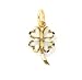 14kt Gold Irish 4-Leaf Clover Luck Charm