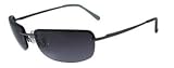 Dockers Semi Rimless Rectangle Sunglasses BLACK