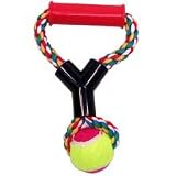 10 PET TOY WITH TENNIS BALL