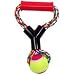 10" PET TOY WITH TENNIS BALL