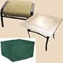 Bosmere C621 Ottoman Cover & End Table Cover 26-Inch Square x 12-Inch High